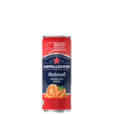 San Pellegrino Naturali Aranciata Rossa (cans - 6x4x330ml)
