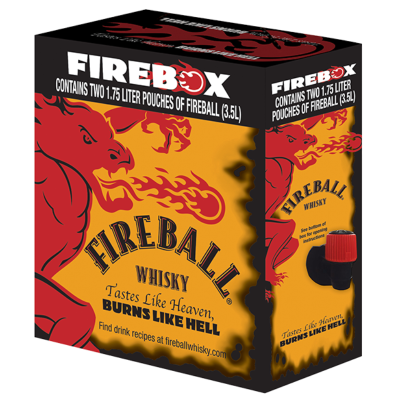 Fireball Cinnamon Whisky Firebox 33% (3x3500ml)