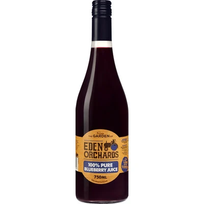 Eden Orchards Pure Blueberry Juice (6x750ml)